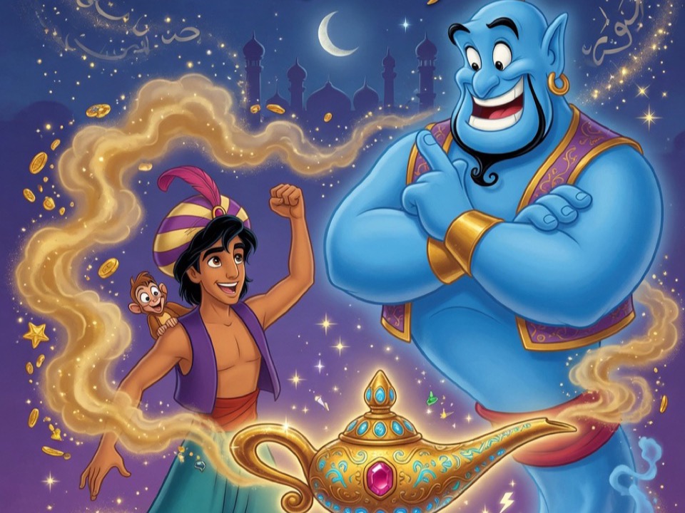 Aladdin and the Lamp cover