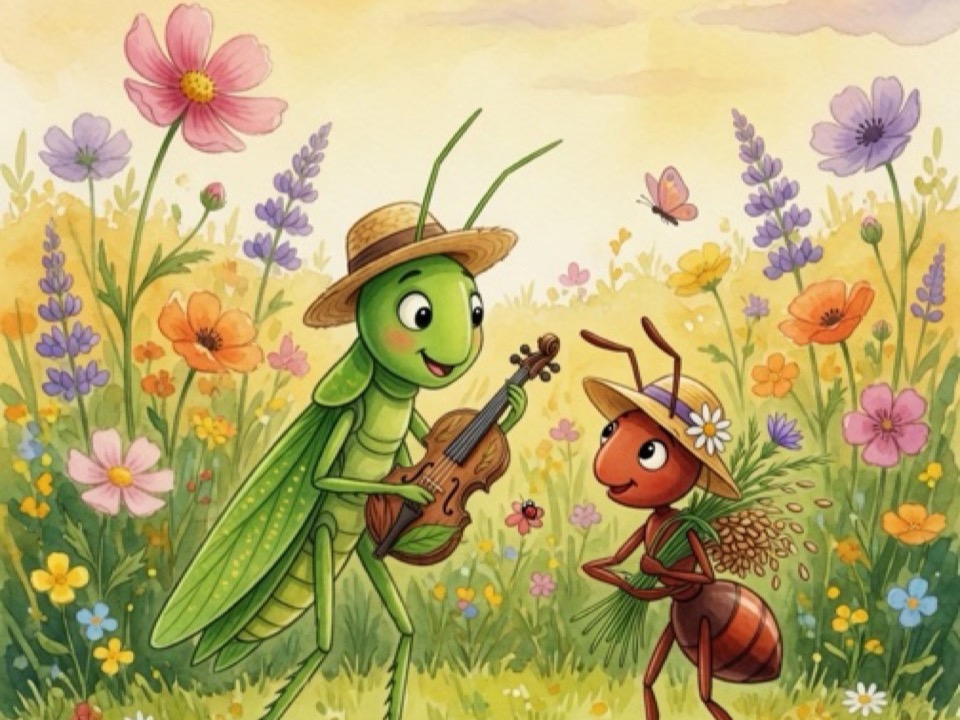 The Ant and the Grasshopper cover