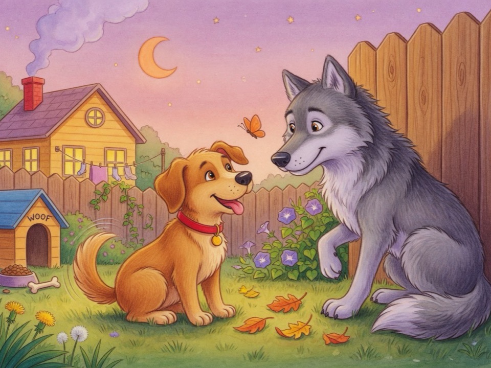 The Dog and the Wolf cover