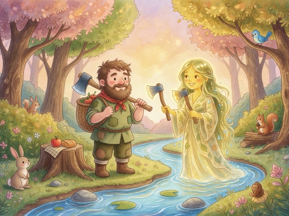 The Honest Woodcutter cover