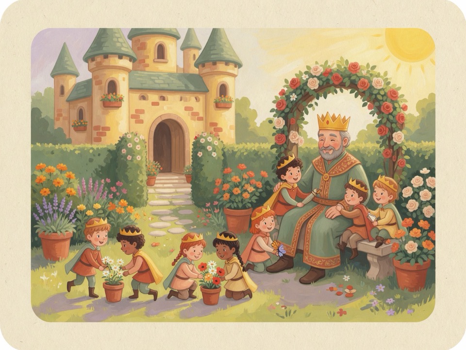 The King and His Seven Sons cover