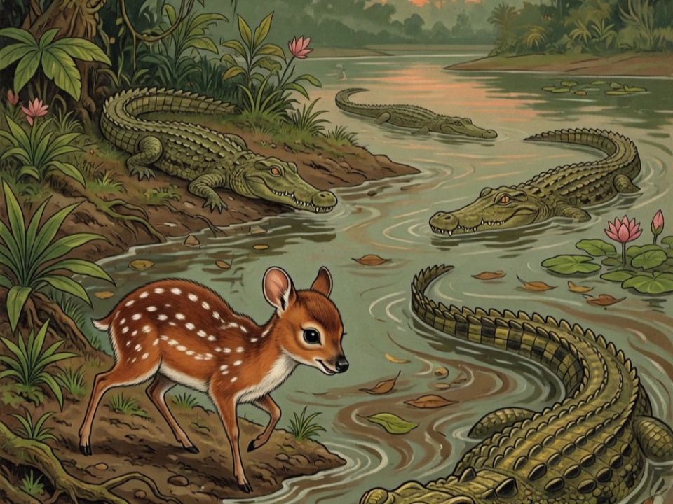 The Mouse Deer and the Crocodile cover