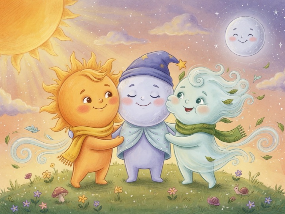 The Sun, the Moon, and the Wind cover
