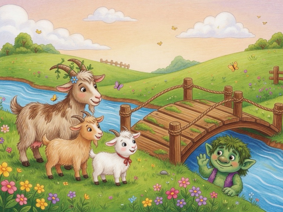 The Three Billy Goats Gruff cover
