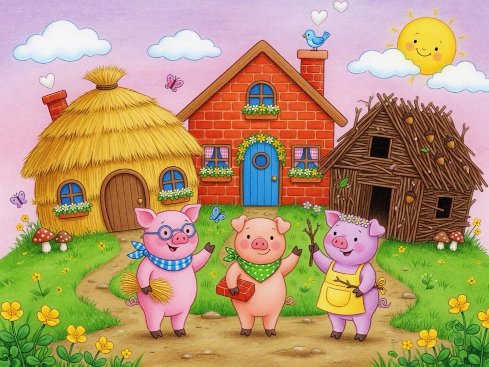 The Three Little Pigs cover