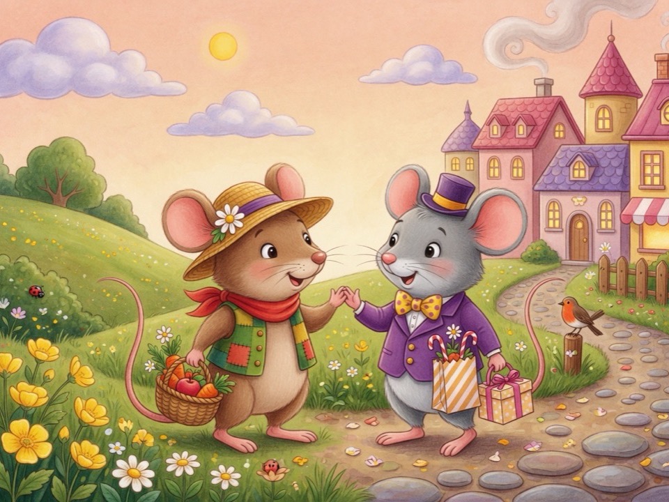The Town Mouse and the Country Mouse cover